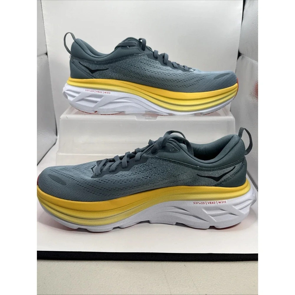 Hoka Bondi 8 Mens Running Shoes Goblin Blue 1123202 GBMS Size 9D Sneaker